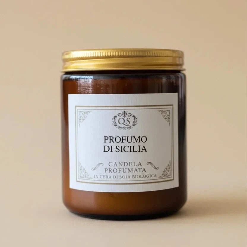 Candela Profumo di Sicilia - Cera di Soia Naturale