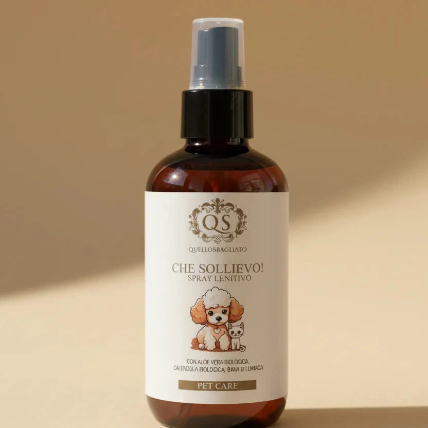 Che sollievo! Spray lenitivo per animali