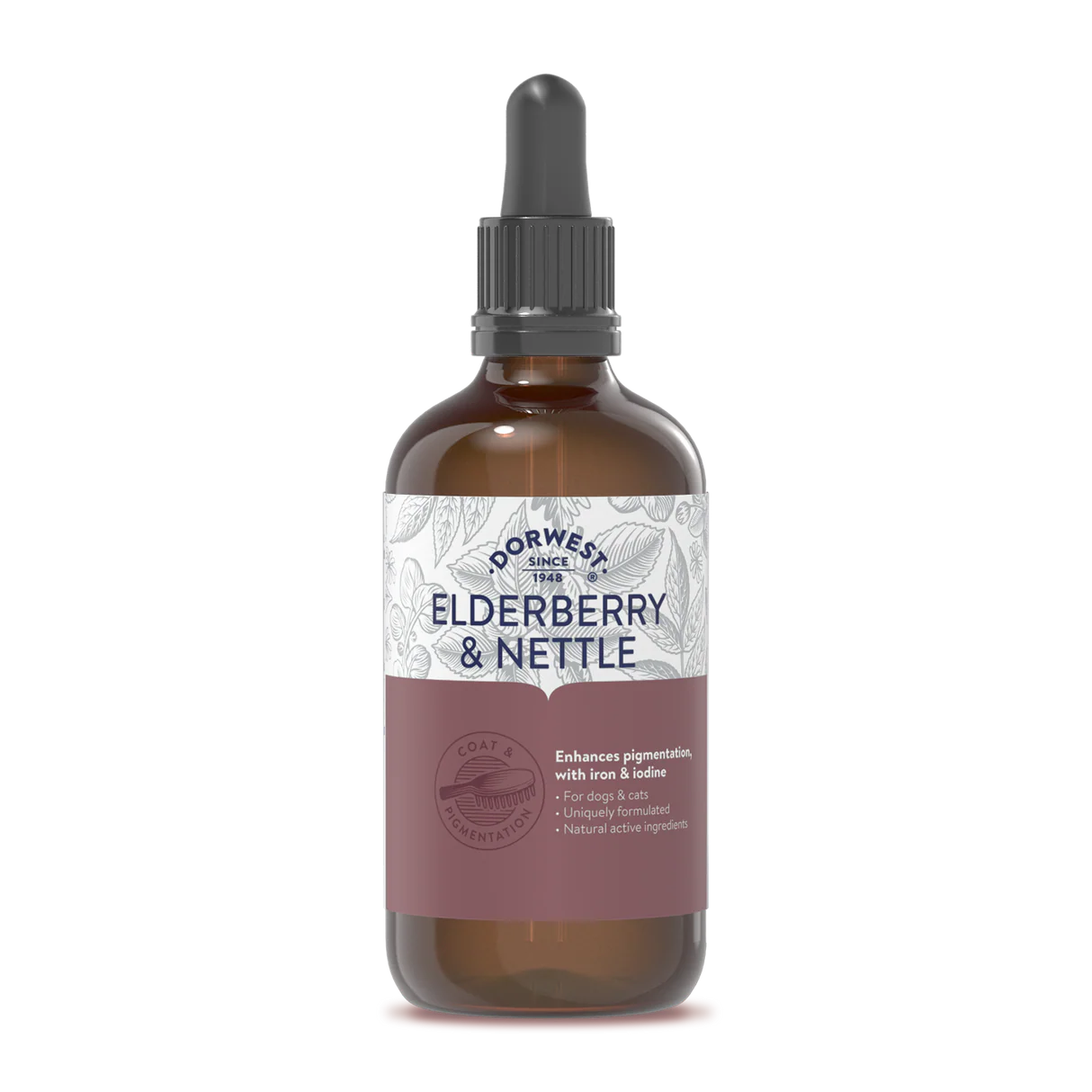 Edelberry & Nettle  Estratto di sambuco e ortica per cani e gatti 100ml
