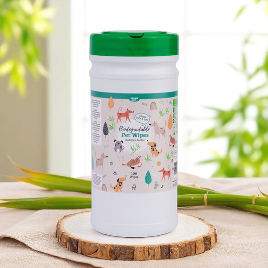 Salviette in bambù biodegradabili 100pz