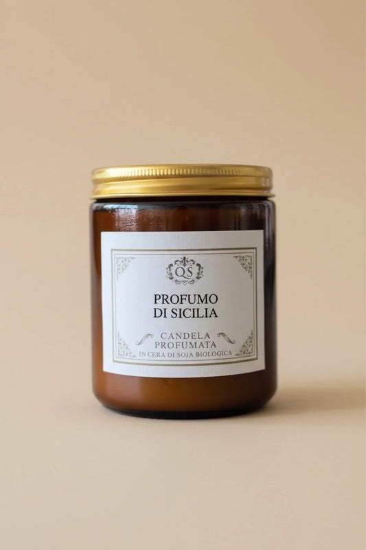 Candela Profumo di Sicilia - Cera di Soia Naturale